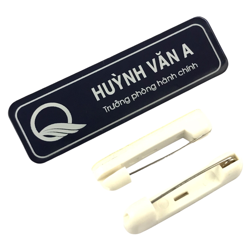 Thẻ tên mica BT211 / BT212 / BT213 / BT214 / BT215 / BT216 / BT217 / BT218 / BT221 / BT231 60x20mm