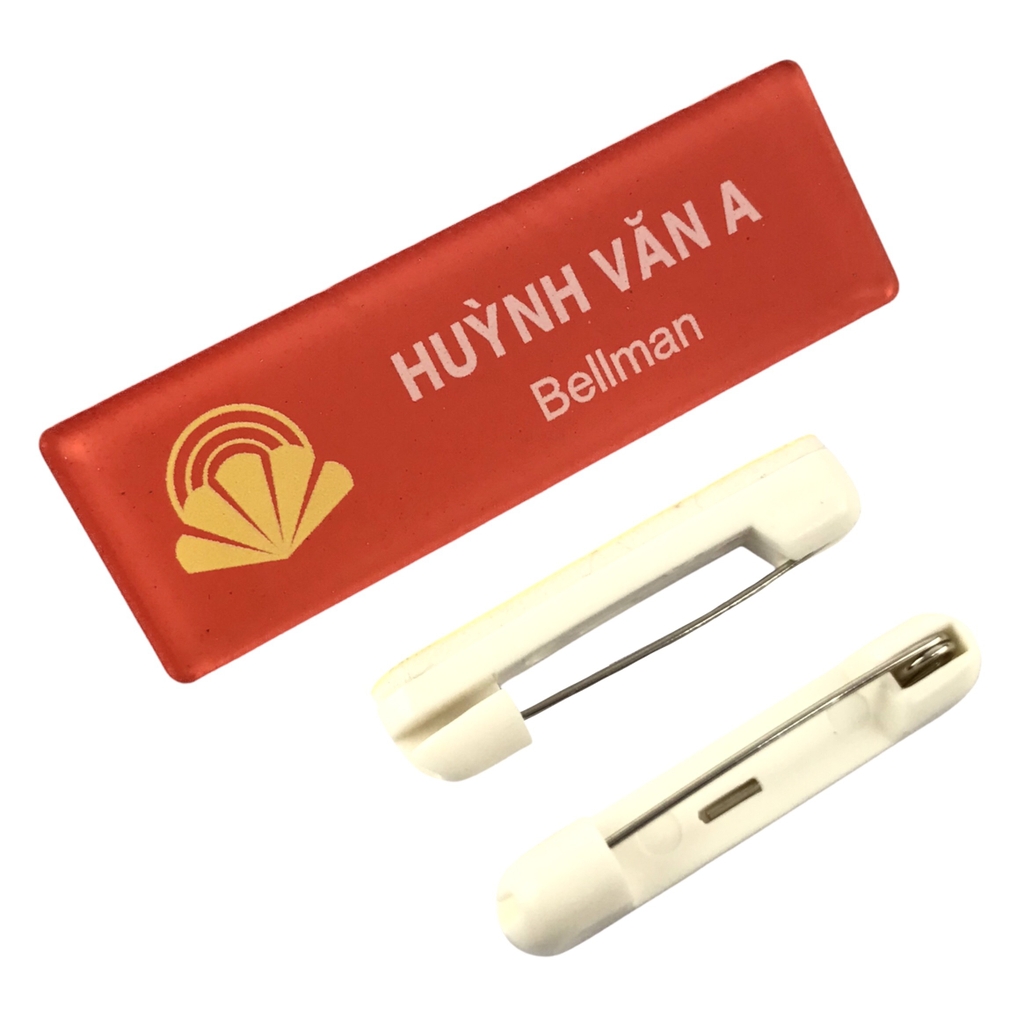 Thẻ tên mica BT211 / BT212 / BT213 / BT214 / BT215 / BT216 / BT217 / BT218 / BT221 / BT231 60x20mm
