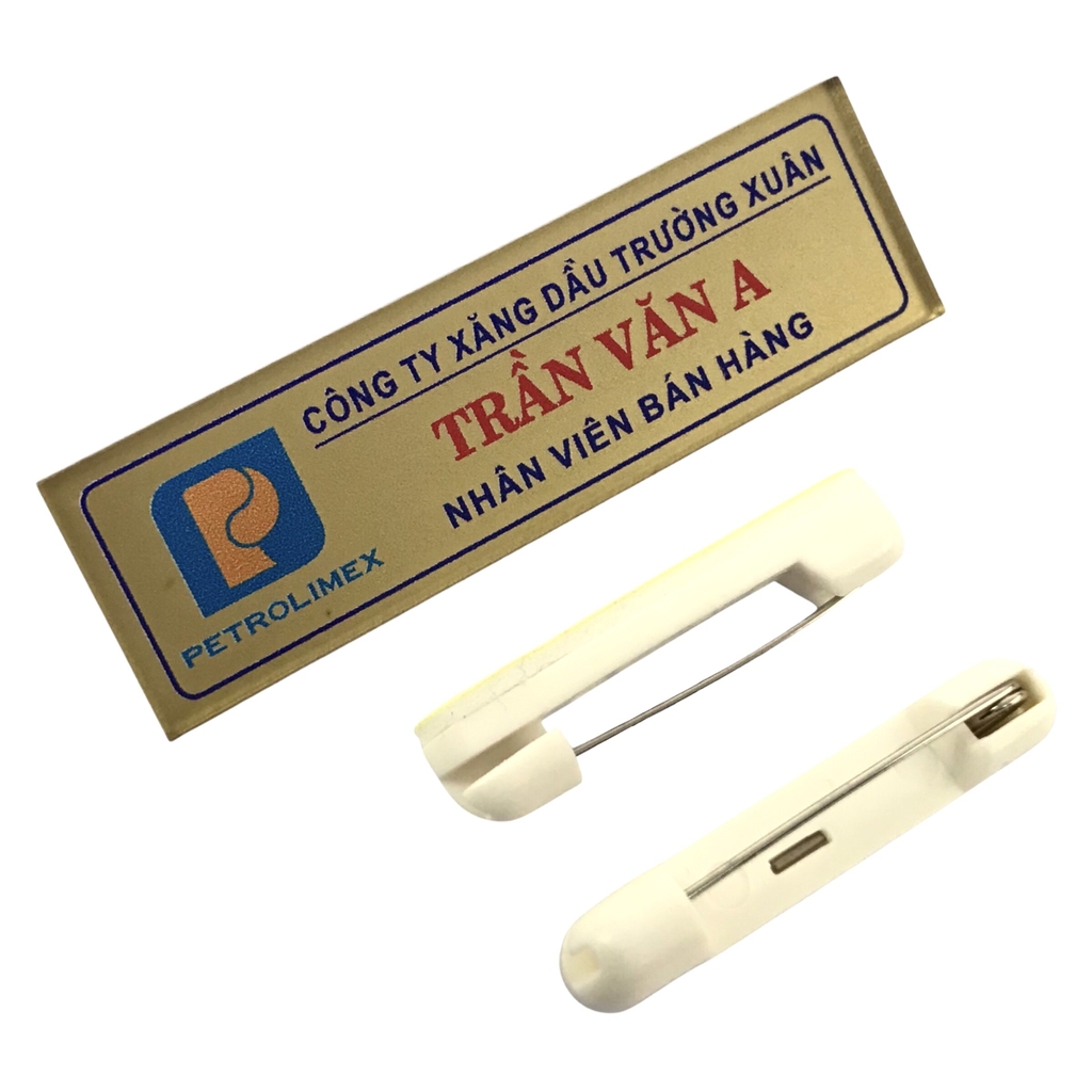 Thẻ tên mica BT211 / BT212 / BT213 / BT214 / BT215 / BT216 / BT217 / BT218 / BT221 / BT231 60x20mm