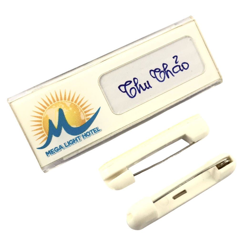 Thẻ tên mica uốn lồng giấy BT241 /1 BT242 / BT243 / BT244 / BT245 / BT246 / BT247 BT248 / BT249 60x20mm