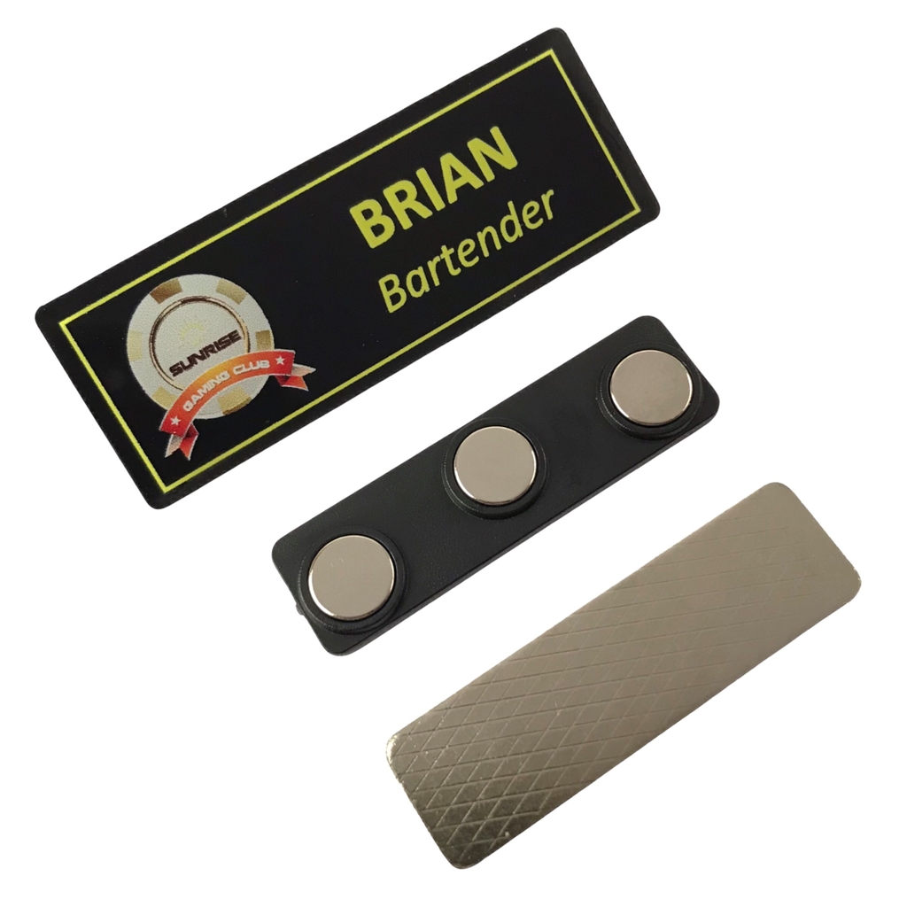 Thẻ tên mica BT211 / BT212 / BT213 / BT214 / BT215 / BT216 / BT217 / BT218 / BT221 / BT231 60x20mm