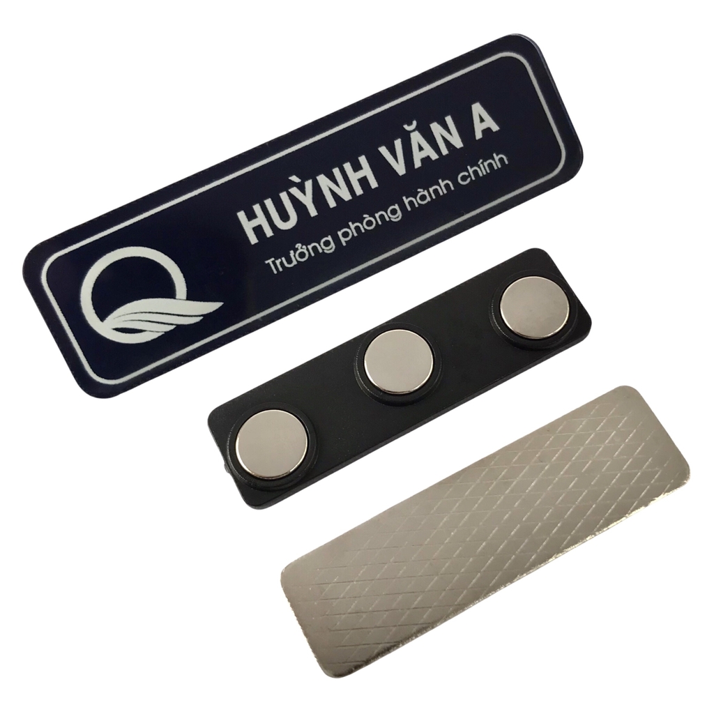 Thẻ tên mica BT211 / BT212 / BT213 / BT214 / BT215 / BT216 / BT217 / BT218 / BT221 / BT231 60x20mm