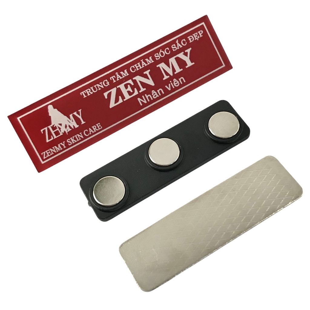 Thẻ tên mica BT211 / BT212 / BT213 / BT214 / BT215 / BT216 / BT217 / BT218 / BT221 / BT231 60x20mm