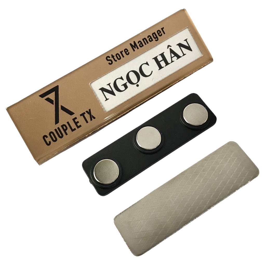 Thẻ tên mica uốn lồng giấy BT241 /1 BT242 / BT243 / BT244 / BT245 / BT246 / BT247 BT248 / BT249 60x20mm