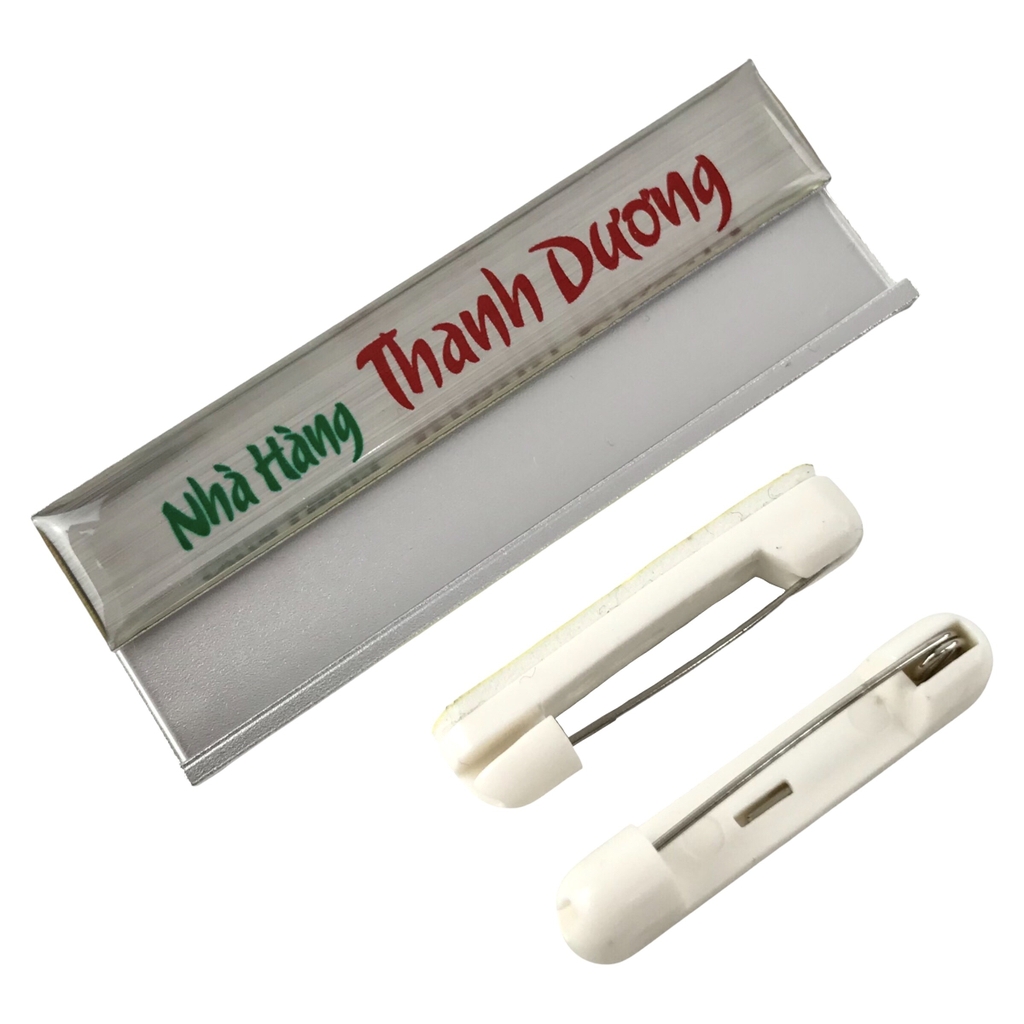 Thẻ tên nhôm BT009 70x25mm