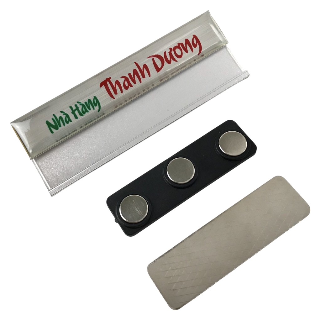 Thẻ tên nhôm BT009 70x25mm