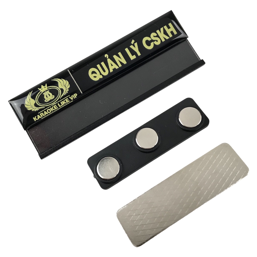 Thẻ tên nhôm BT009 70x25mm