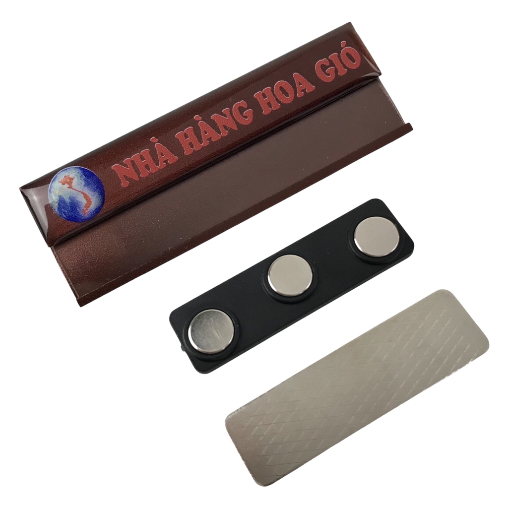 Thẻ tên nhôm BT009 70x25mm