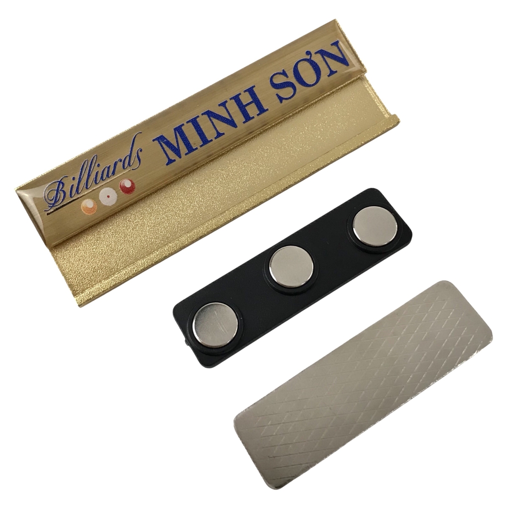 Thẻ tên nhôm BT009 70x25mm