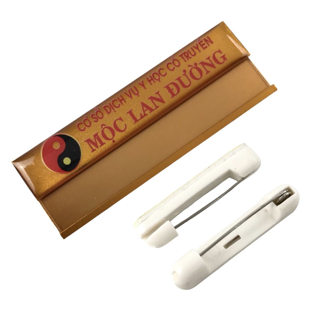 Thẻ tên nhôm BT009 70x25mm