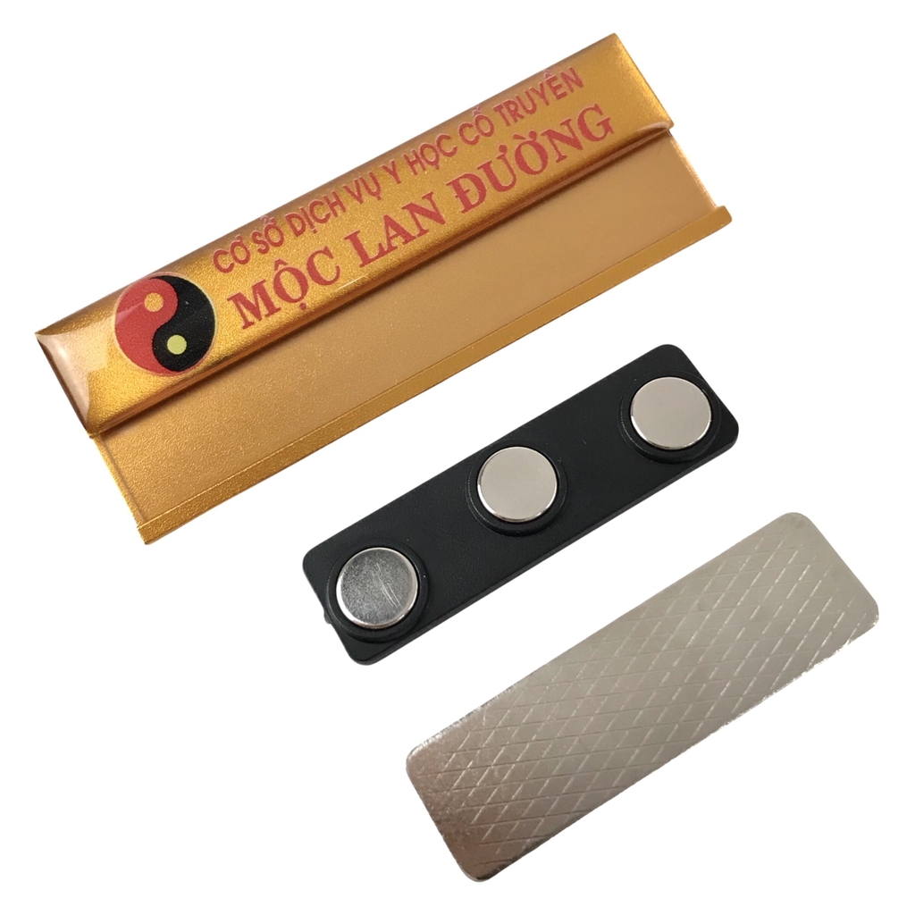 Thẻ tên nhôm BT009 70x25mm