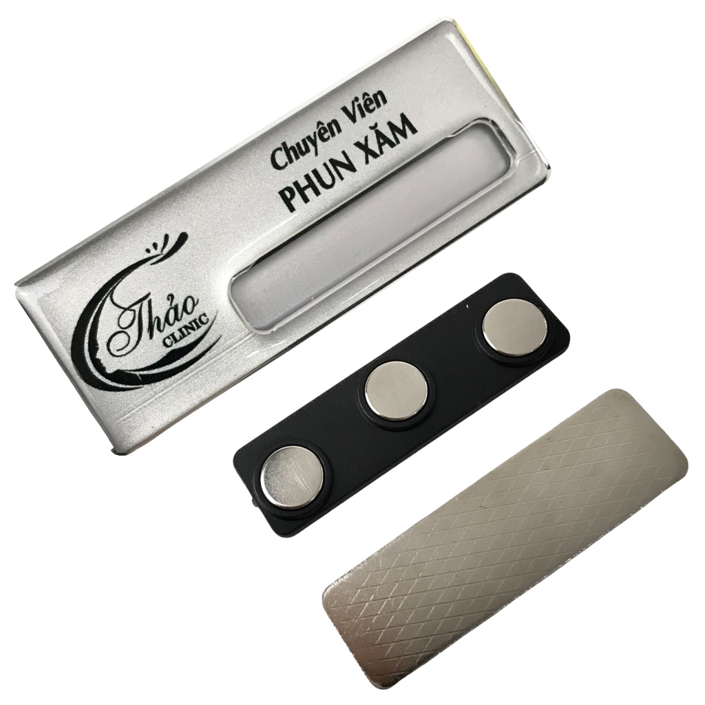 Thẻ tên nhôm BT010A 70x25mm