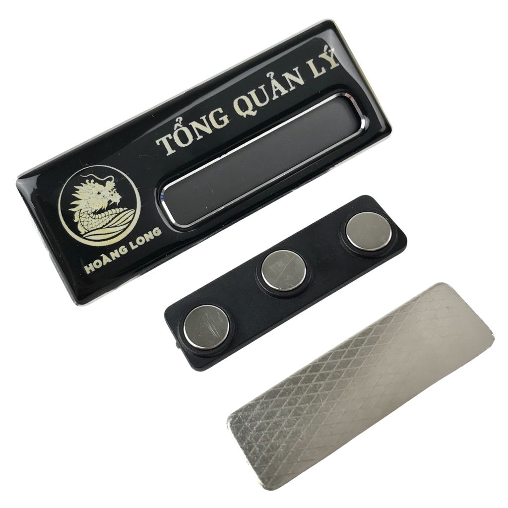 Thẻ tên nhôm BT010A 70x25mm