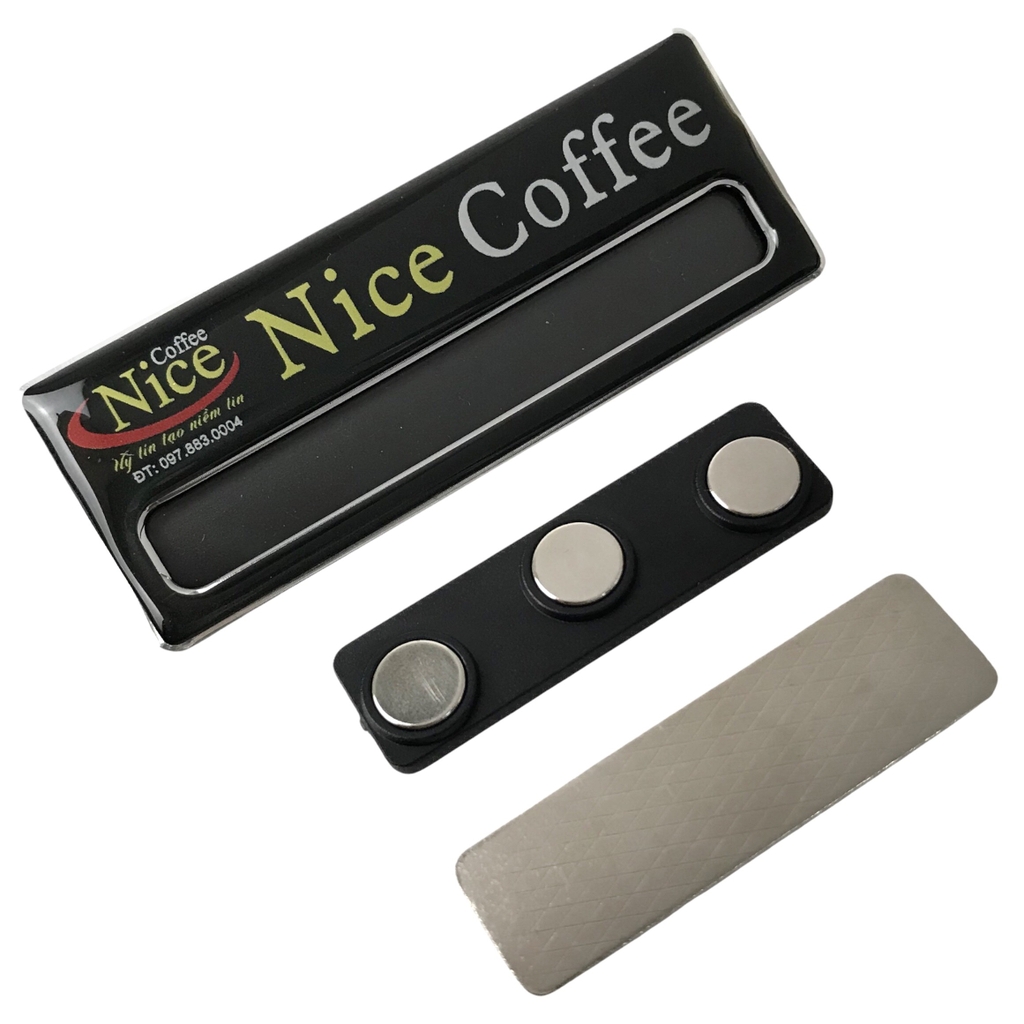 Thẻ tên nhôm BT010 70x25mm