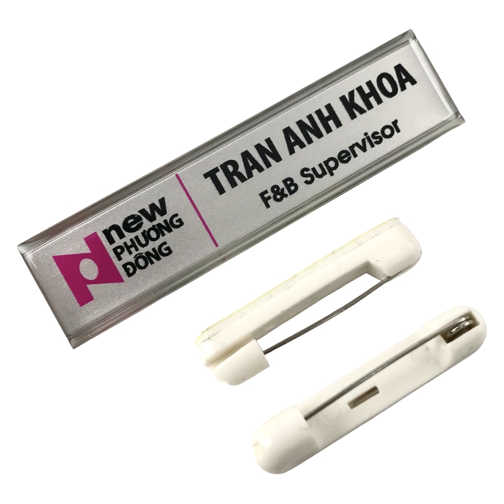 Thẻ tên nhôm BT011 70x18mm