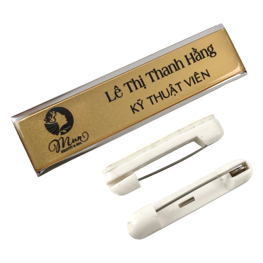 Thẻ tên nhôm BT011 70x18mm