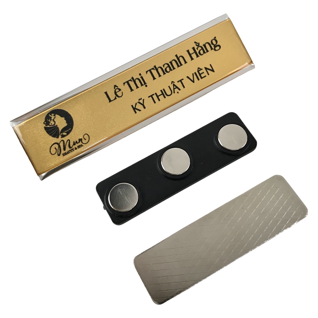 Thẻ tên nhôm BT011 70x18mm