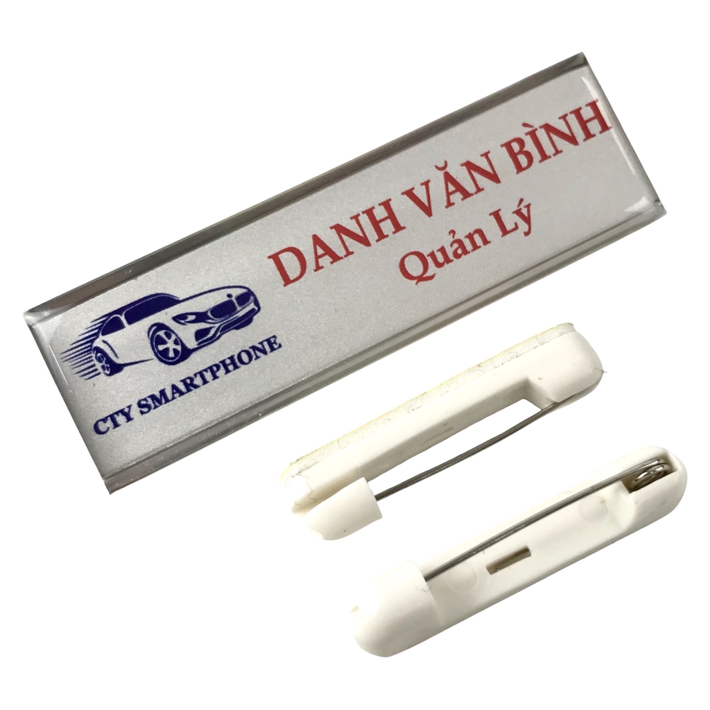 Thẻ tên nhôm BT012 70x22mm