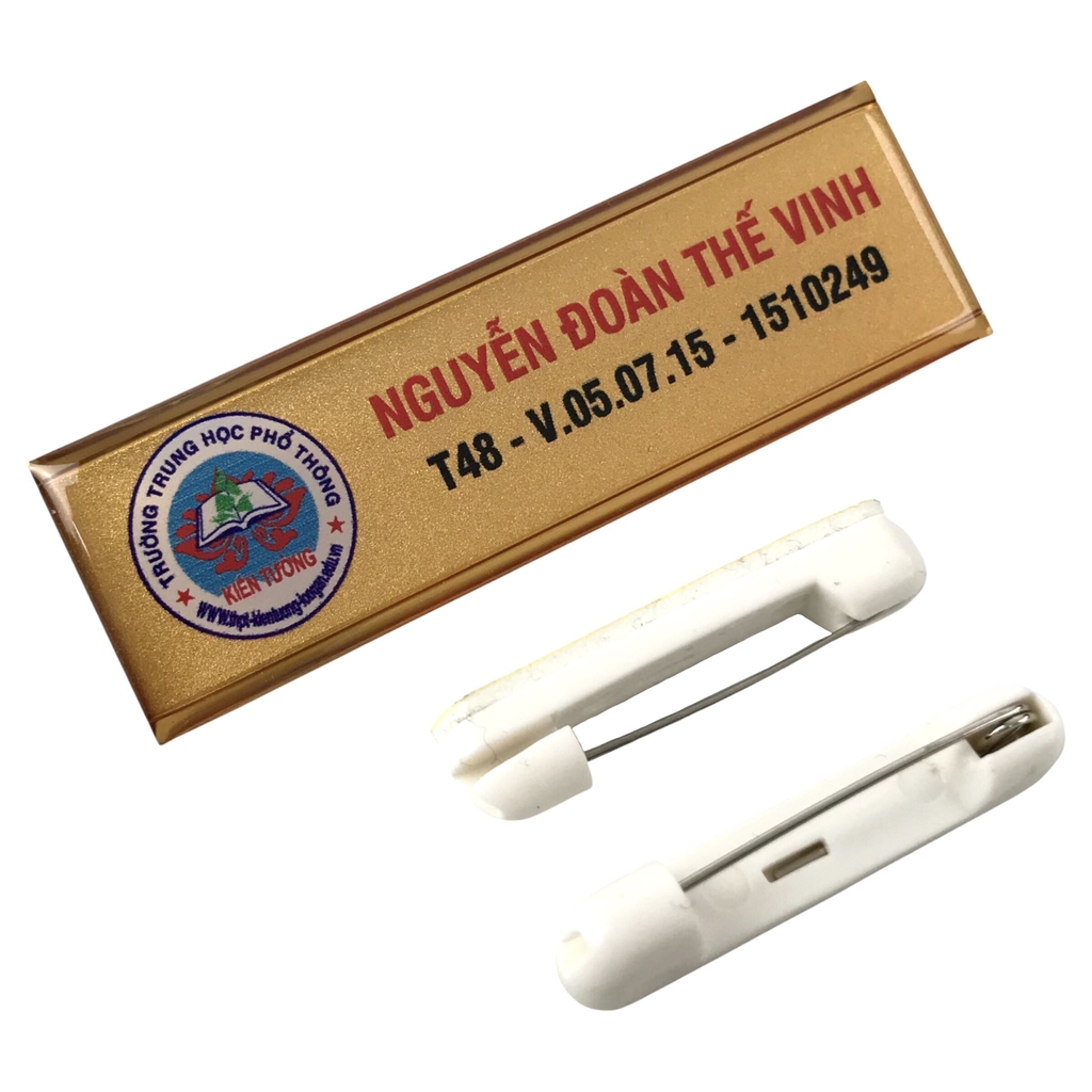 Thẻ tên nhôm BT012 70x22mm