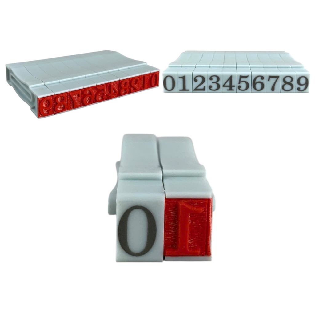 Dấu số ghép SM N1 / N2 / N3 / N4 / N5 / N6 / N7 / N8 / N9 / N10 / N11 / N12 10 ký tự mặt khắc