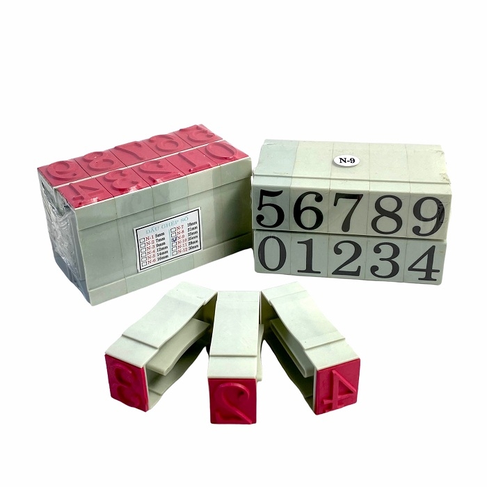 Dấu số ghép SM N1 / N2 / N3 / N4 / N5 / N6 / N7 / N8 / N9 / N10 / N11 / N12 10 ký tự mặt đúc