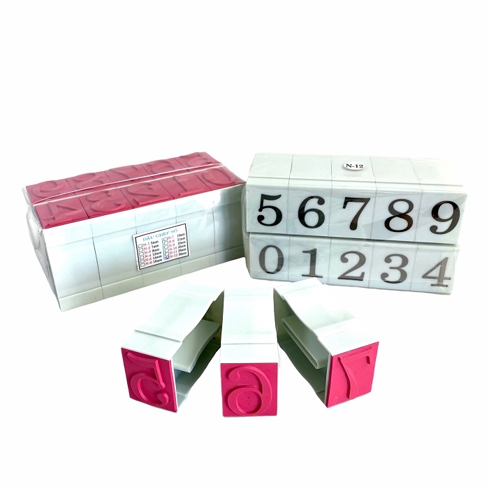Dấu số ghép SM N1 / N2 / N3 / N4 / N5 / N6 / N7 / N8 / N9 / N10 / N11 / N12 10 ký tự mặt đúc