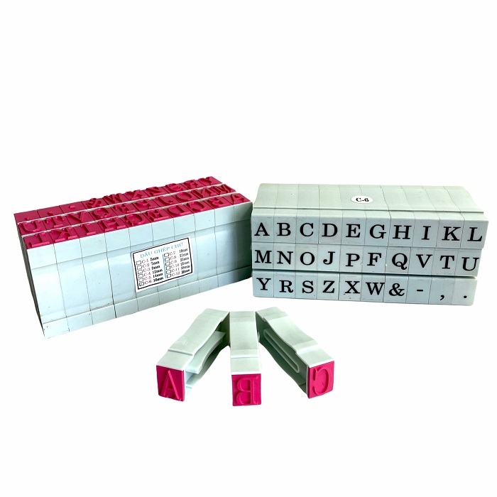 Dấu chữ ghép SM C1 / C2 / C3 / C4 / C5 / C6 / C7 / C8 / C9 / C10 / C11 / C12 mặt đúc