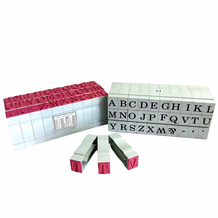 Dấu chữ ghép SM C1 / C2 / C3 / C4 / C5 / C6 / C7 / C8 / C9 / C10 / C11 / C12 mặt đúc