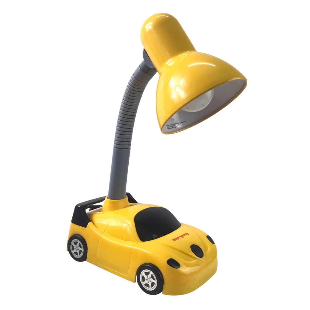 Đèn học ĐQ ĐQ DKL05 B kiểu xe hơi vàng đen bóng led daylight