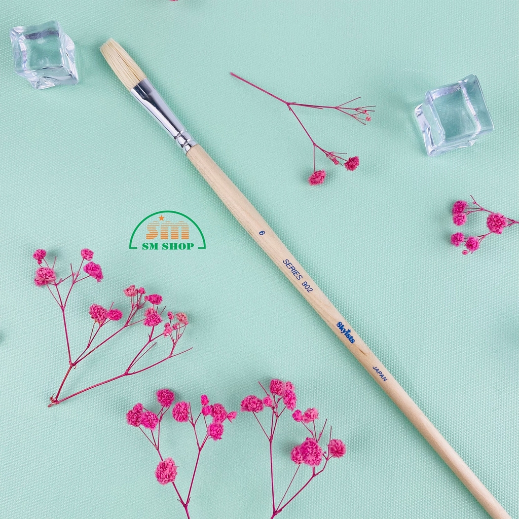 Cọ vẽ Skyists đầu vuông 902