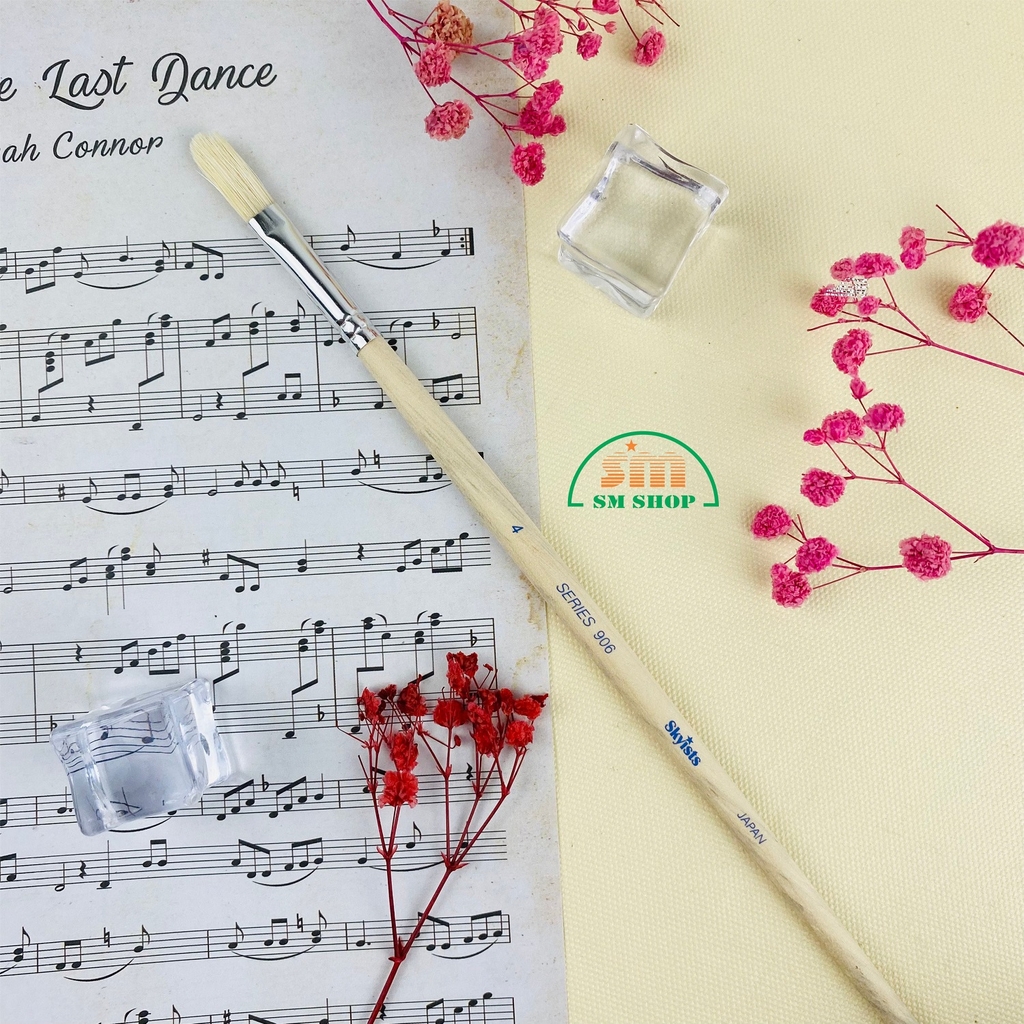 Cọ vẽ Skyists đầu oval 906