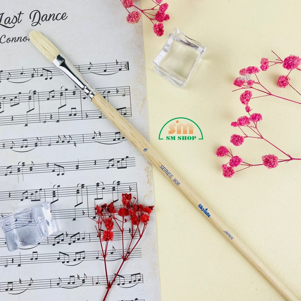 Cọ vẽ Skyists đầu oval 906