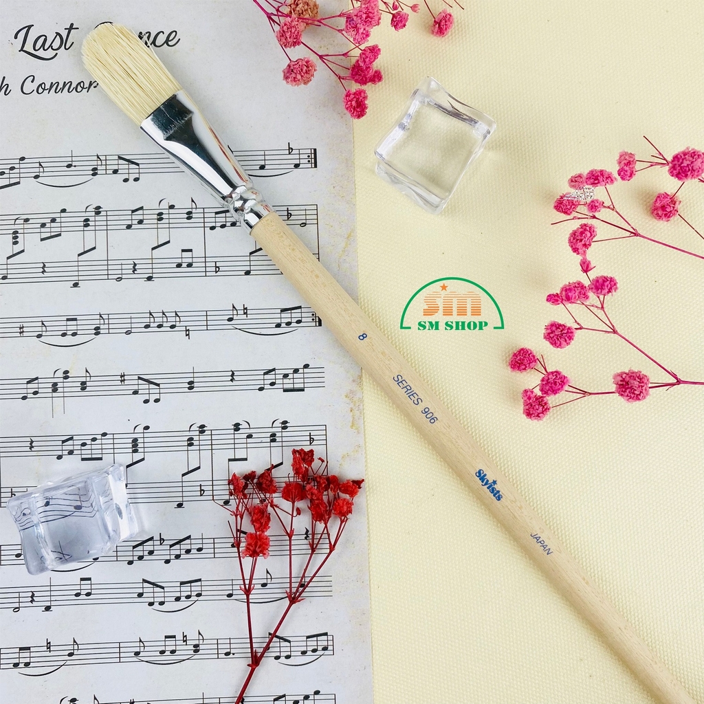 Cọ vẽ Skyists đầu oval 906