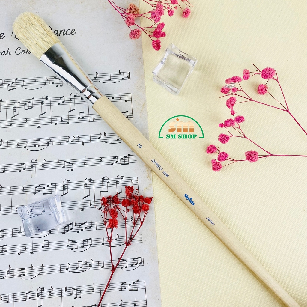 Cọ vẽ Skyists đầu oval 906