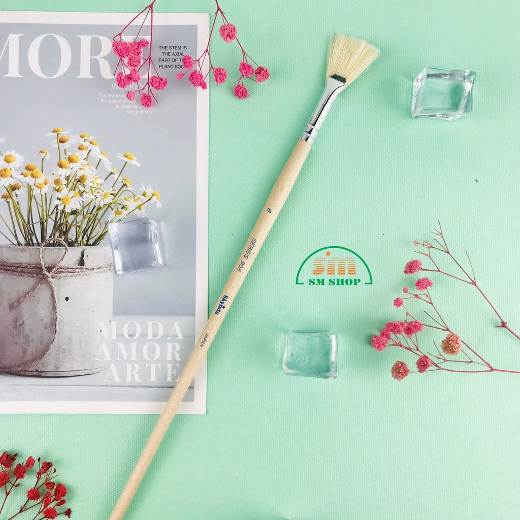 Cọ vẽ Skyists đầu xoè 908