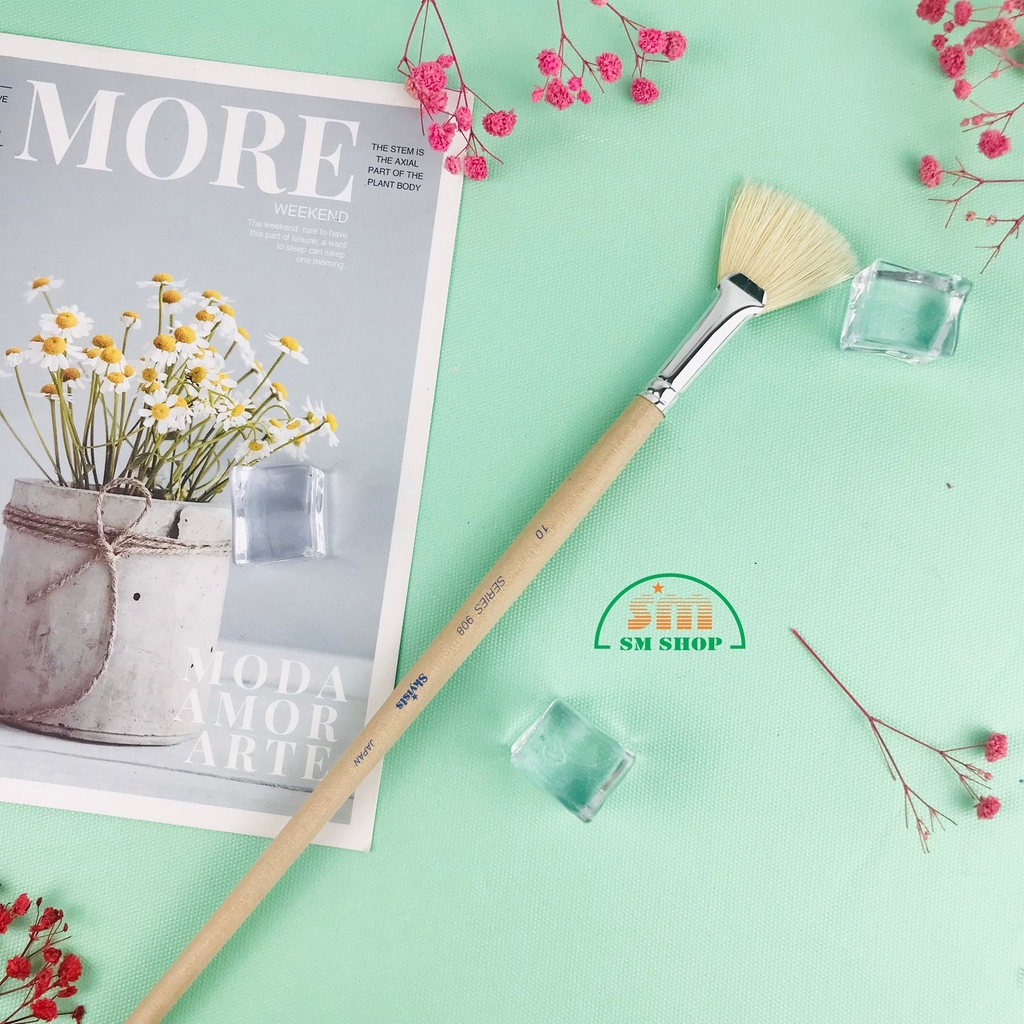 Cọ vẽ Skyists đầu xoè 908