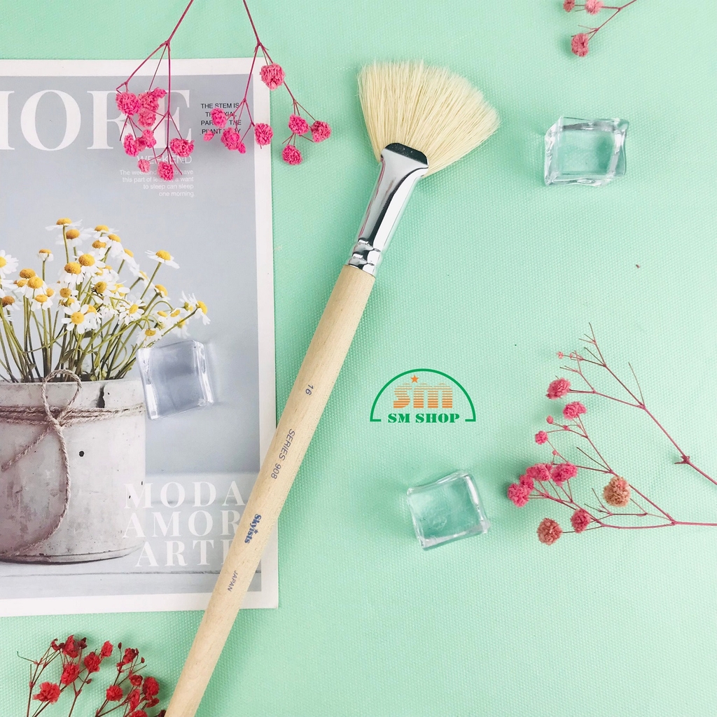 Cọ vẽ Skyists đầu xoè 908