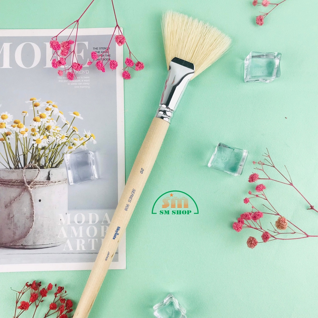 Cọ vẽ Skyists đầu xoè 908