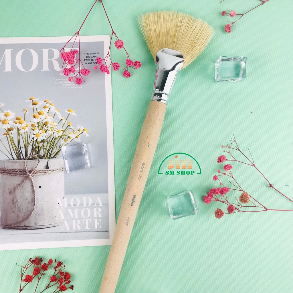 Cọ vẽ Skyists đầu xoè 908