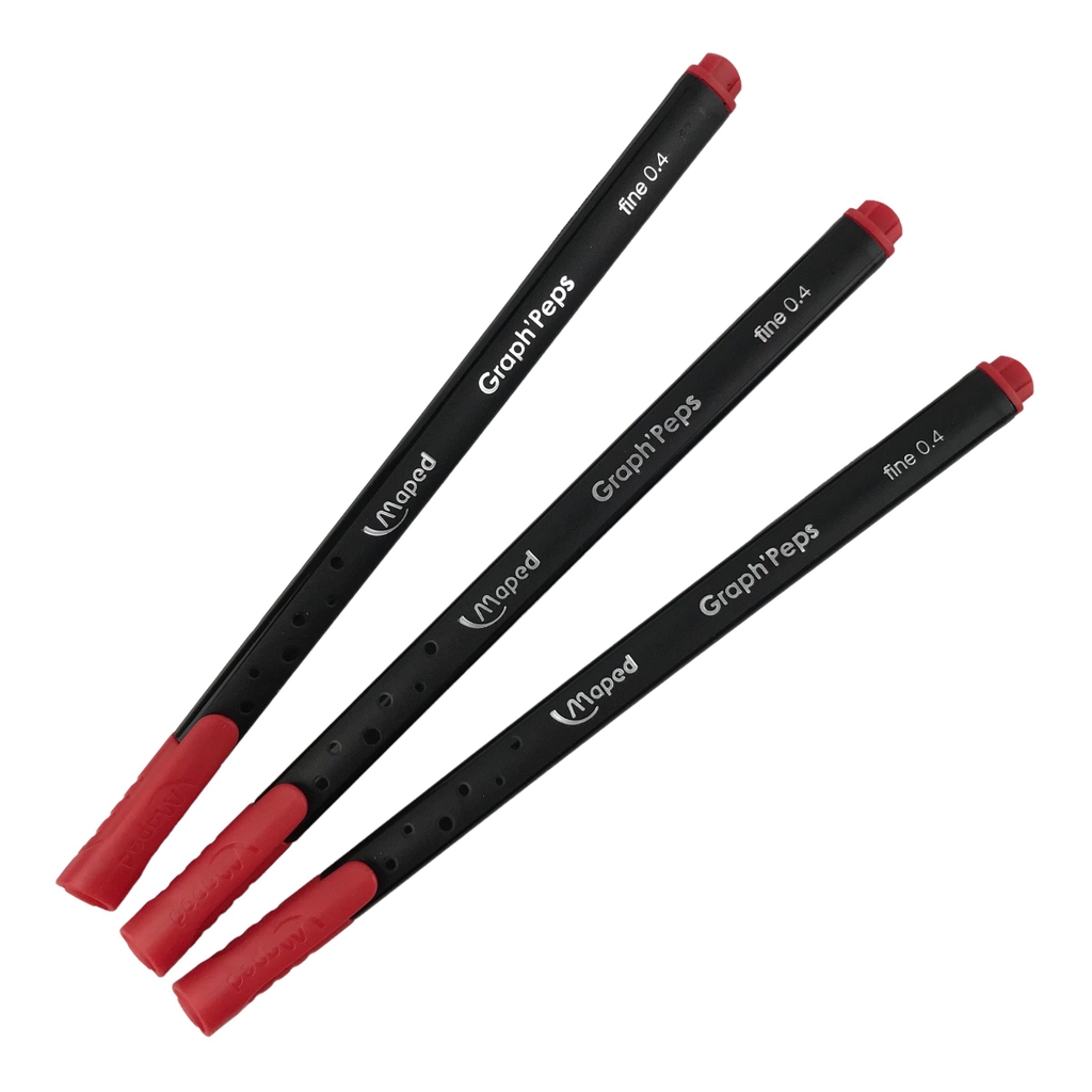 Bút lông kim Maped Graph Peps 0.4mm (12)