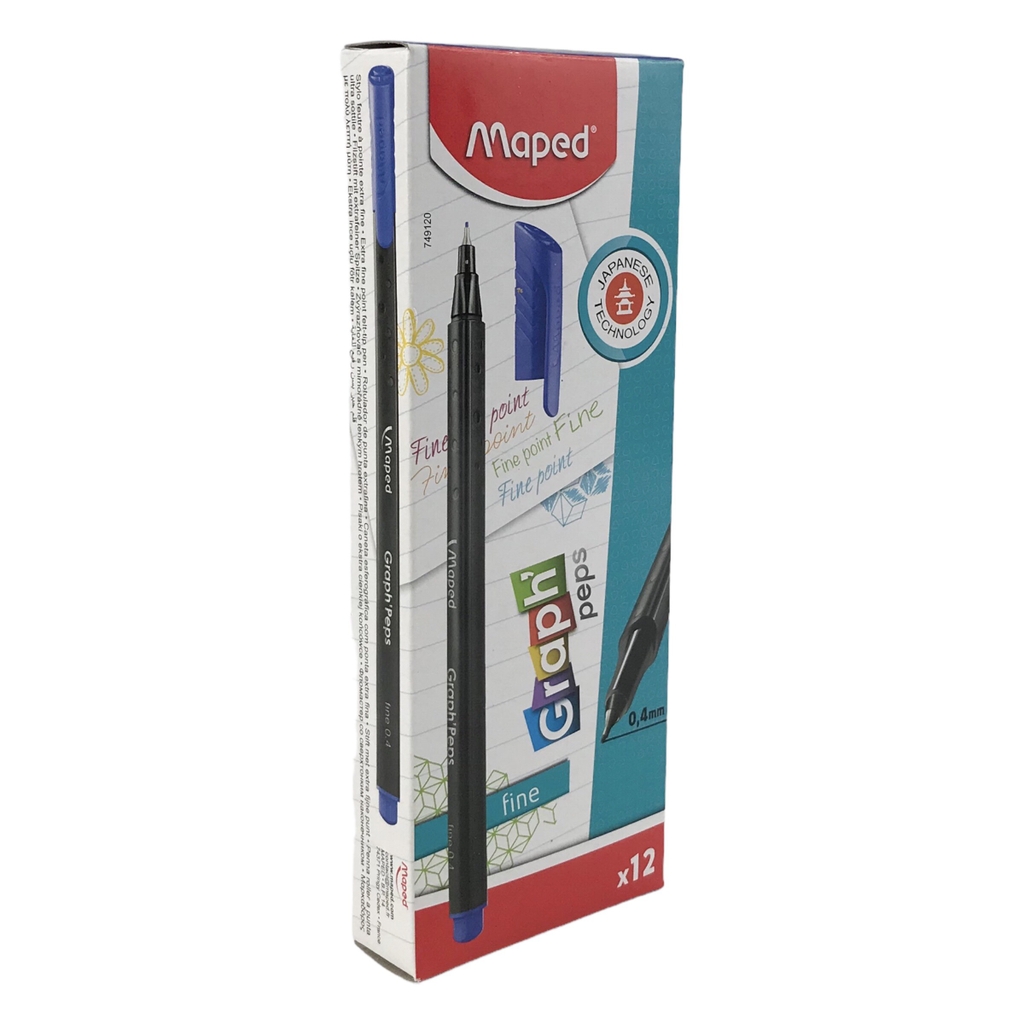 Bút lông kim Maped Graph Peps 0.4mm (12)