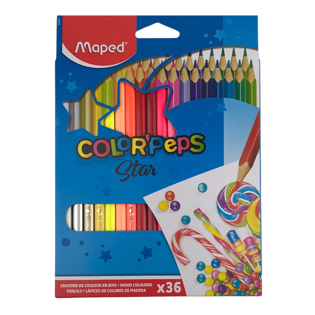 Bút chì màu Maped Color'Peps Star 832017 / 832048 / 832072