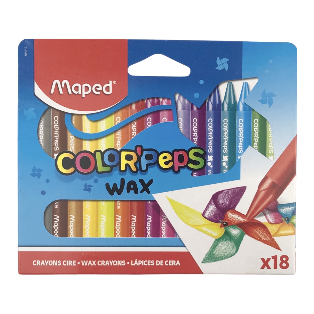 Bút sáp màu Maped  Color'Peps Wax 861012 / 861013