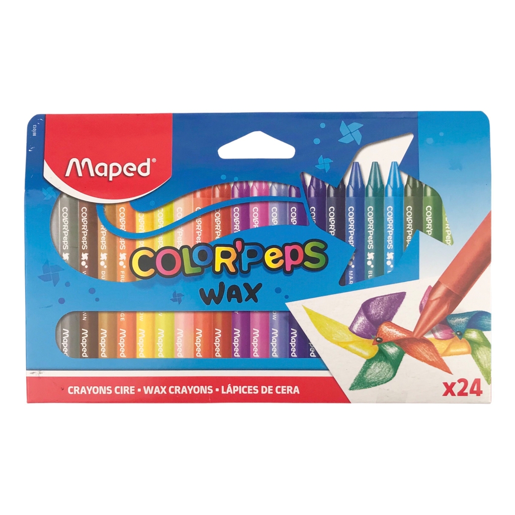 Bút sáp màu Maped  Color'Peps Wax 861012 / 861013