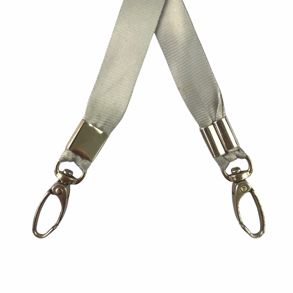 Dây đeo thẻ lụa 1.5cm đầu móc xoay [50] (100)