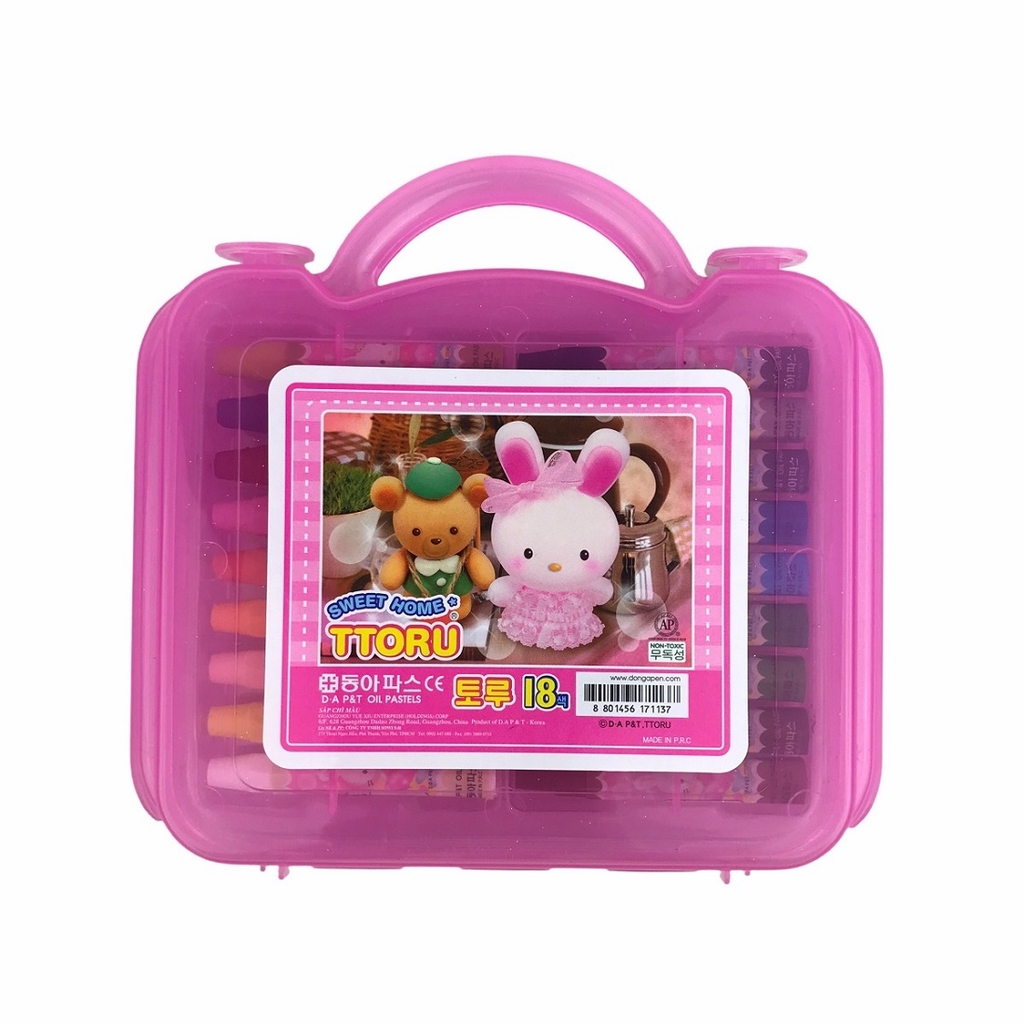 Bút sáp dầu D.A P&T Ttoru 12 màu / 18 màu / 24 màu / 36 màu