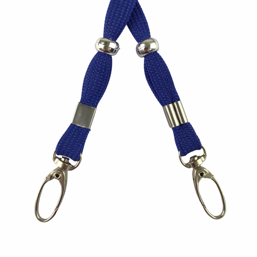 Dây đeo thẻ dù 1cm đầu móc xoay [50] (100)