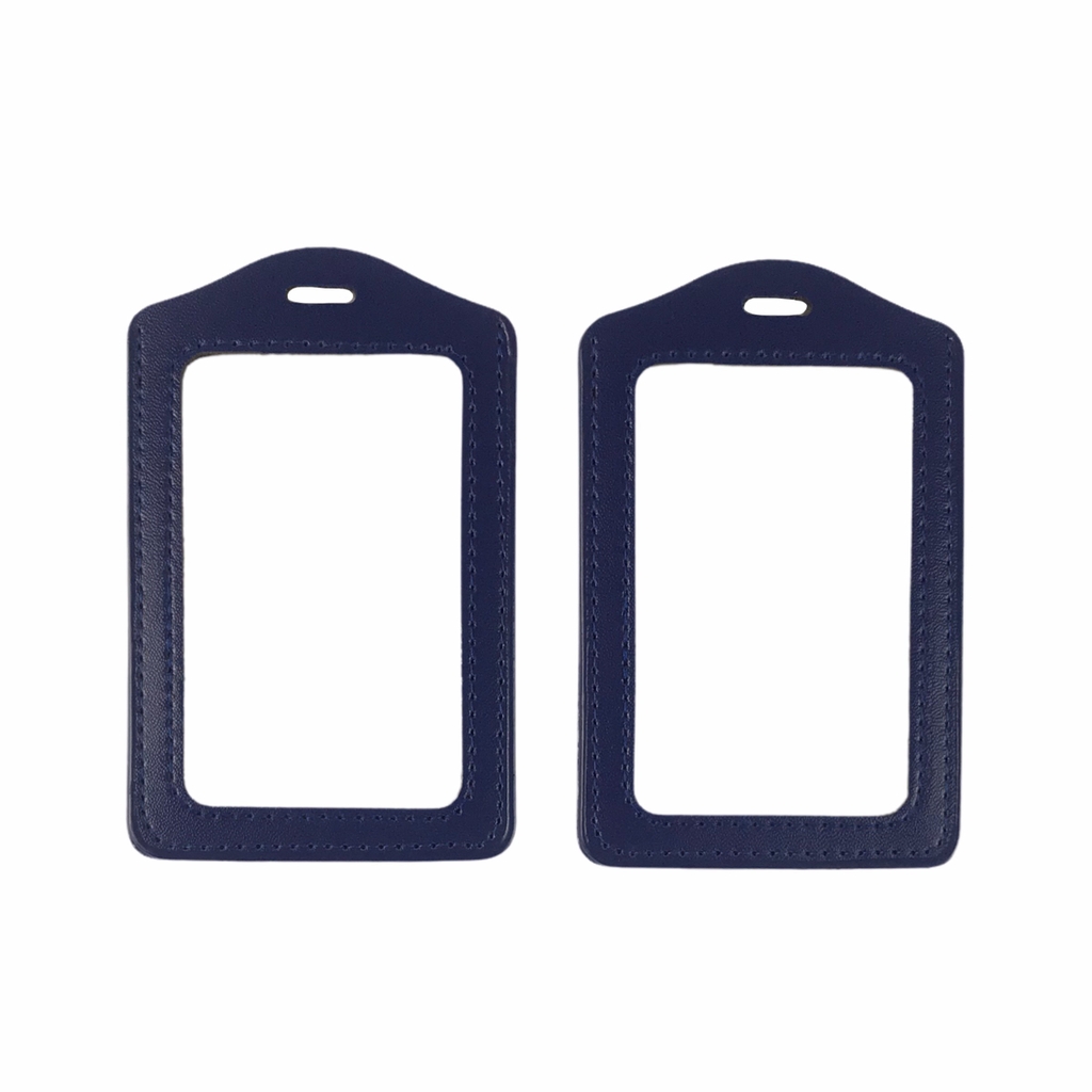 Bao đựng thẻ da 5.5x8.5cm 2 mặt kiếng đứng (50)