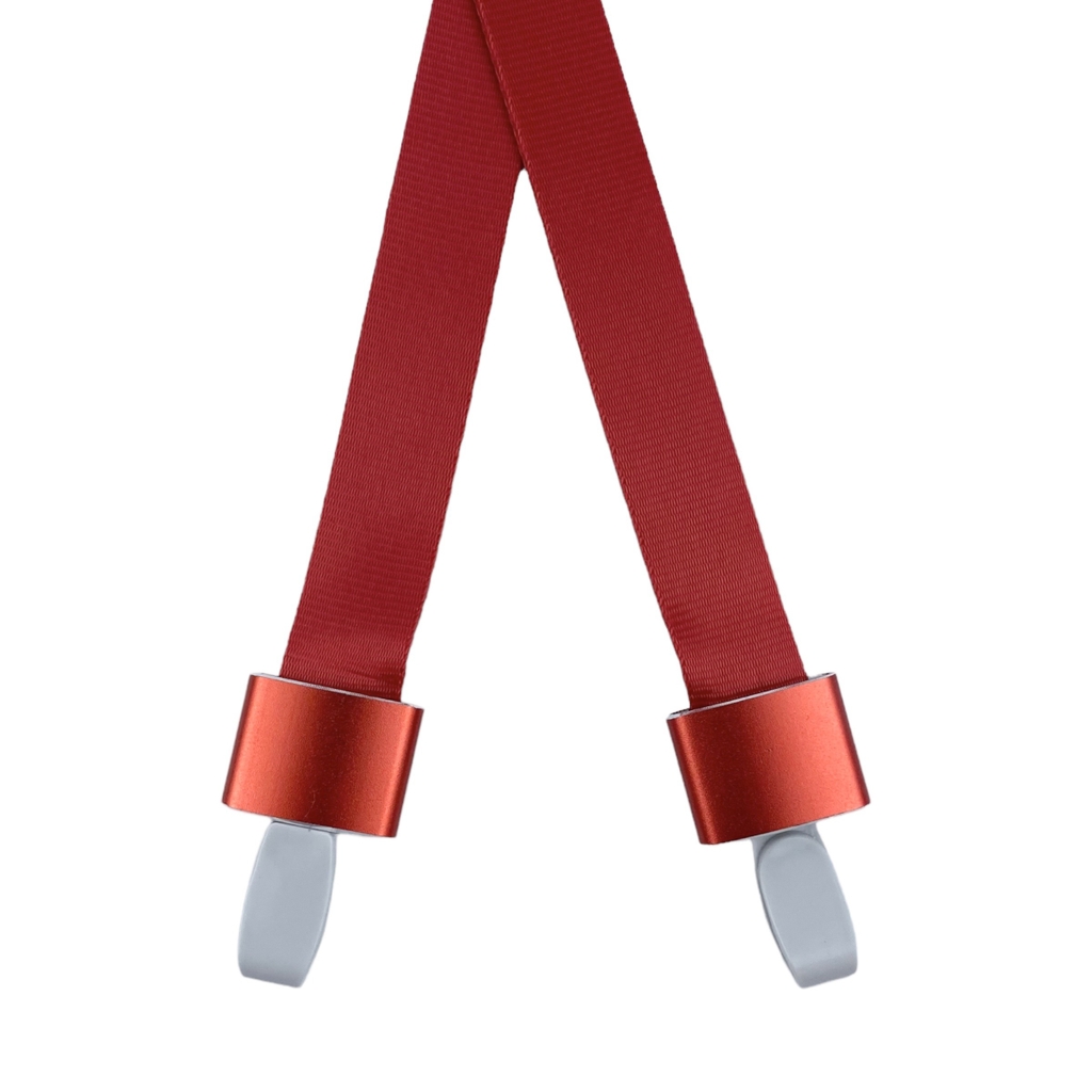 Dây đeo thẻ lụa 1.5cm đầu móc nhựa xám đục [50] (100)