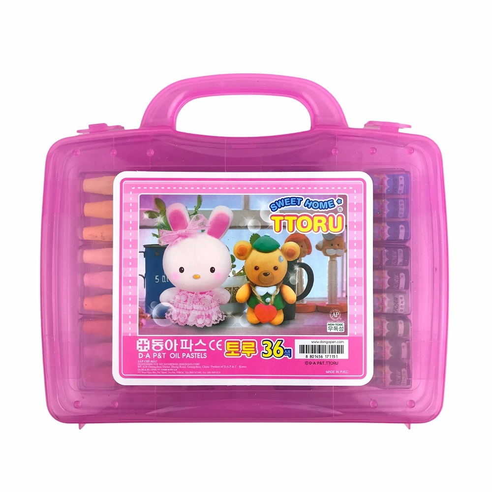 Bút sáp dầu D.A P&T Ttoru 12 màu / 18 màu / 24 màu / 36 màu